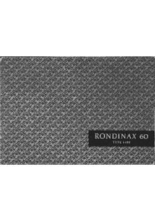 Agfa Rondinax 60 manual